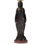 bronze-egyptian-lady-lamp