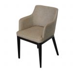 Zoe small elbow chair black