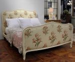 "HEIN" carved wooden bed