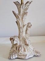 Carved Rooster table lamp